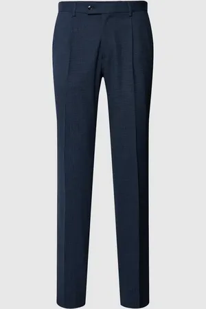 Club of Gents Regular Fit Anzughose mit Bundfalten Modell 