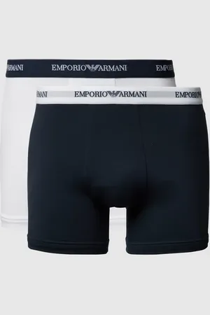 Emporio Armani Trunks aus Baumwoll-Mix mit elastischem Logo-Bund in , Größe S