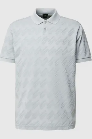 HUGO BOSS Regular Fit Poloshirt mit Allover-Muster Modell 