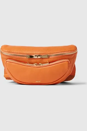 Abro+ Gürteltasche aus Leder mit Label-Schriftzug Modell 