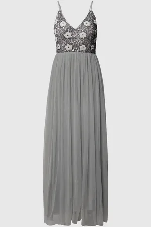 Lace & Beads Abendkleid mit Pailletten und Ziersteinen in , Größe XS