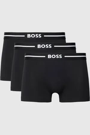 HUGO BOSS Trunks mit elastischem Label-Bund im 3er-Pack in , Größe S