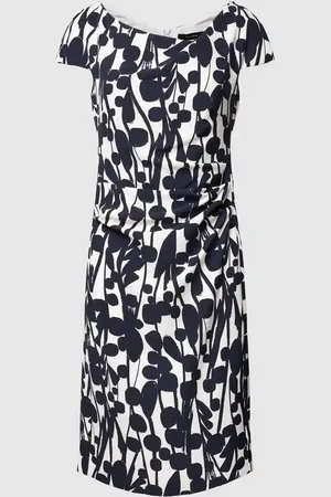 Vera Mont Knielanges Cocktailkleid mit asymmetrischem Ausschnitt in , Größe 38