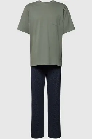 Schiesser Pyjama aus Baumwolle Modell 