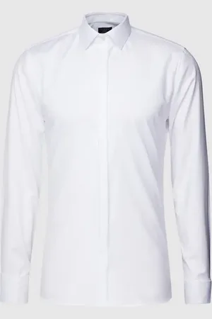Olymp Super Slim Fit Smokinghemd aus Twill Modell 