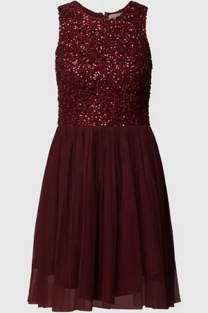 Lace & Beads Cocktailkleid in Minilänge mit Paillettenbesatz in , Größe XS