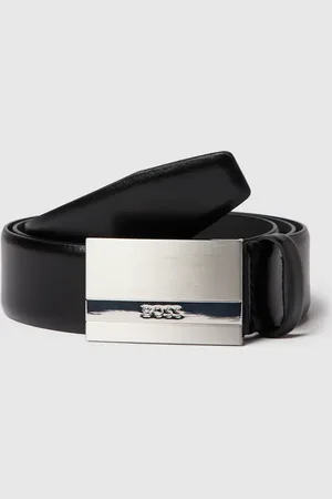 HUGO BOSS Ledergürtel mit Logo-Schließe Modell 