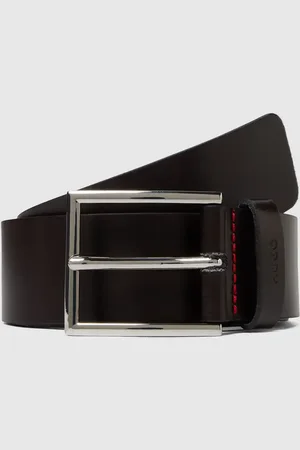 HUGO BOSS Ledergürtel mit Dornschließe in , Größe 80