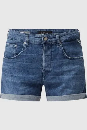Replay Baggy Fit Jeansshorts mit Stretch-Anteil Modell 
