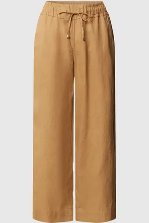 Toni Wide Fit Leinenhose in 3/4-Länge in , Größe 48