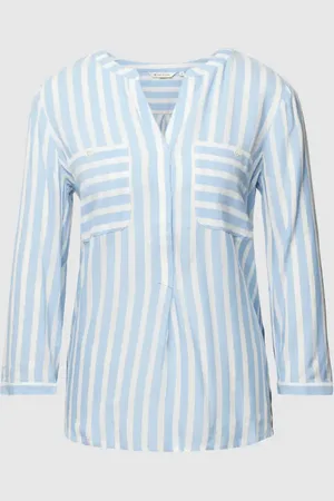 TOM TAILOR Blusenshirt mit Streifenmuster in , Größe 34