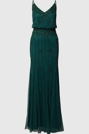 Lace & Beads Abendkleid mit Zierbesatz in , Größe XXS