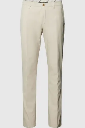 Alberto Slim Fit Chino mit seitlichen Eingrifftaschen Modell 