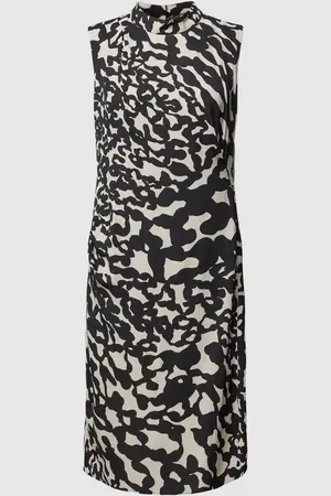 Luisa Cerano Knielanges Kleid aus Viskose mit Animal-Muster in , Größe 38