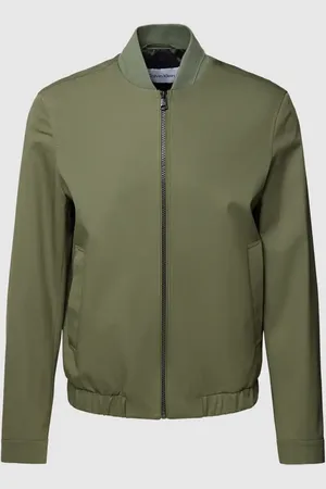 Calvin Klein Blouson mit Stehkragen und Eingrifftaschen in , Größe S