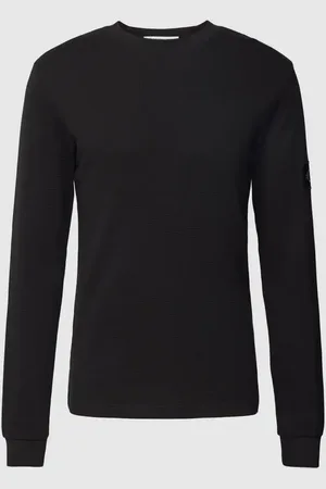 Calvin Klein Longsleeve aus Baumwolle mit Strukturmuster Modell 