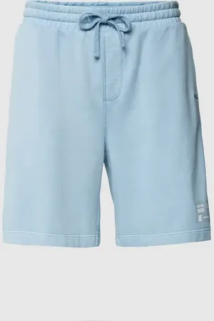 HUGO BOSS Regular Fit Sweatshorts mit Label-Stitching in , Größe S