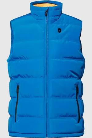 Wellensteyn Regular Fit Steppweste mit Label-Applikation Modell 