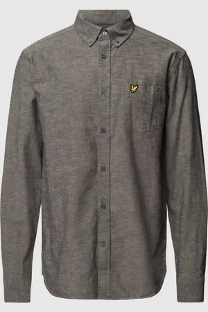 Lyle & Scott Slim Fit Freizeithemd mit Button-Down-Kragen in , Größe L