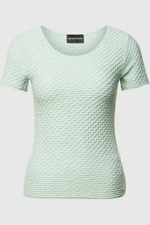 Emporio Armani T-Shirt mit Strukturmuster in , Größe L