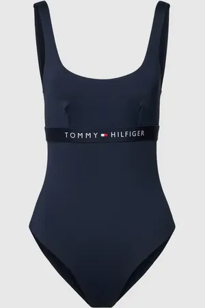 Tommy Hilfiger Badeanzug mit Label-Detail Modell 