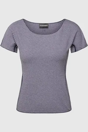 Emporio Armani T-Shirt mit Allover-Muster in , Größe XS