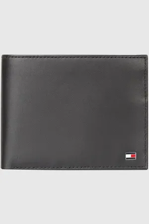 Tommy Hilfiger Geldbörse aus Leder mit Logo-Applikation in , Größe 1