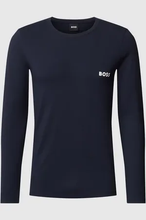 HUGO BOSS Longsleeve mit Label-Stitching Modell 