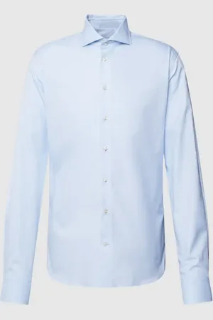 Profuomo Freizeithemd in unifarbenem Design in , Größe 38