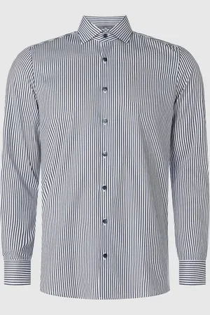 Olymp Slim Fit Businesshemd aus Twillgewebe in , Größe 39