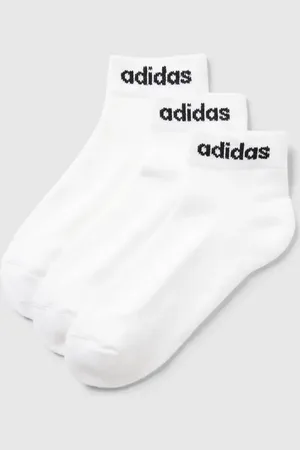 adidas Socken mit Label-Print im 3er-Pack in , Größe 34-36