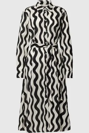 White Label Midikleid mit Allover-Muster in , Größe 38