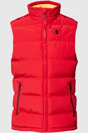 Wellensteyn Regular Fit Steppweste mit Label-Applikation Modell 