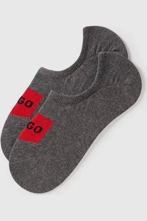 HUGO BOSS Füßlinge mit Label-Print im 2er-Pack in , Größe 39-42