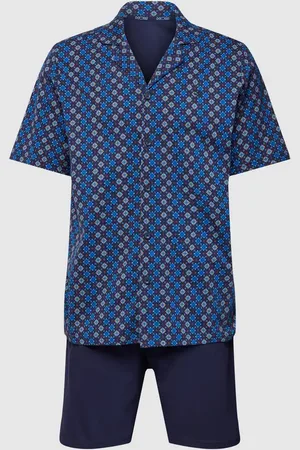 Hom Pyjama mit Allover-Muster Modell 