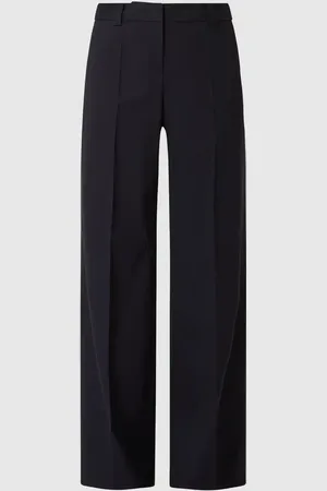 Windsor Slim Fit Wollhose mit Bügelfalten in , Größe 38
