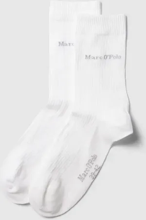 Marc O’ Polo Socken mit Label-Detail im 2er-Pack Modell 
