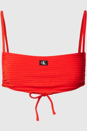 Calvin Klein Bikini-Oberteil mit Karree-Ausschnitt in , Größe S