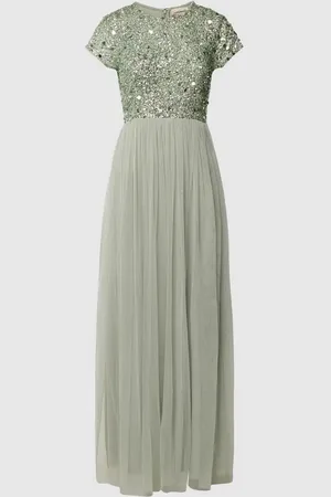 Lace & Beads Abendkleid mit Pailletten in , Größe XXS
