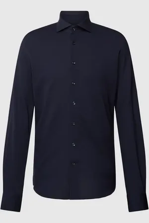 Profuomo Freizeithemd in unifarbenem Design in , Größe 38