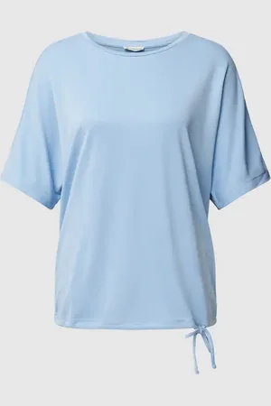 TOM TAILOR T-Shirt mit Tunnelzug am Saum in , Größe M