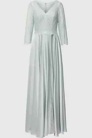 Mascara Abendkleid mit Spitzenbesatz in , Größe 34