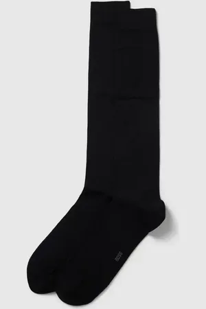HUGO BOSS Socken mit geripptem Abschluss im 2er-Pack in , Größe 39-42