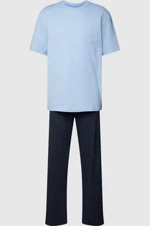 Schiesser Pyjama aus Baumwolle Modell 