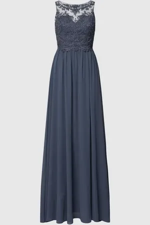 Laona Abendkleid mit Ziersteinen und floralen Stickereien in , Größe 38