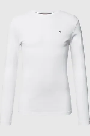 Tommy Hilfiger Slim Fit Longsleeve mit Rippenstruktur in , Größe S