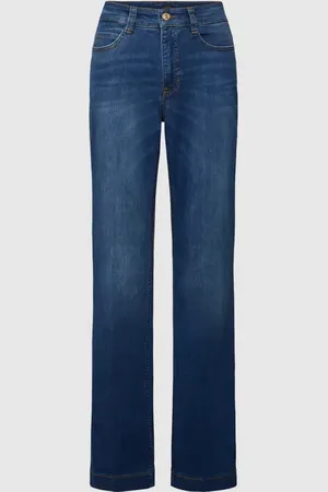 Mac Flared Cut Jeans mit Eingrifftaschen in , Größe 34/32