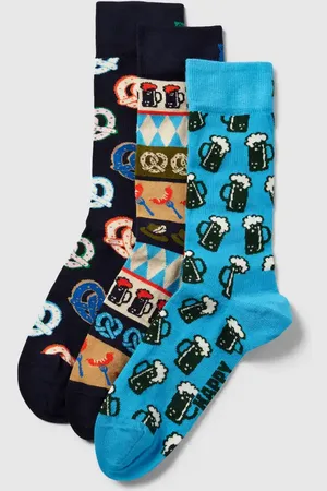 Happy Socks Socken mit Allover-Print im 3er-Pack Modell 