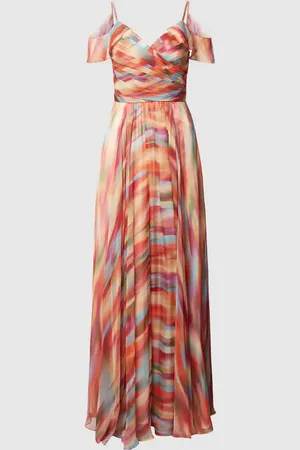 Mascara Abendkleid mit Allover-Muster in , Größe 32