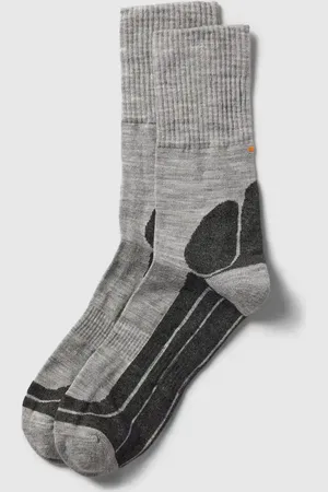 Camano Socken mit Label-Print im 2er-Pack in , Größe 39-42